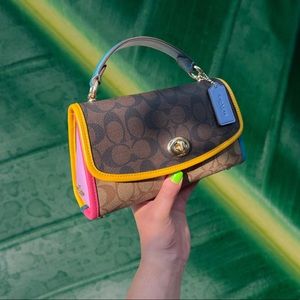 COACH - Monogram Block Tilly Handbag/Crossbody